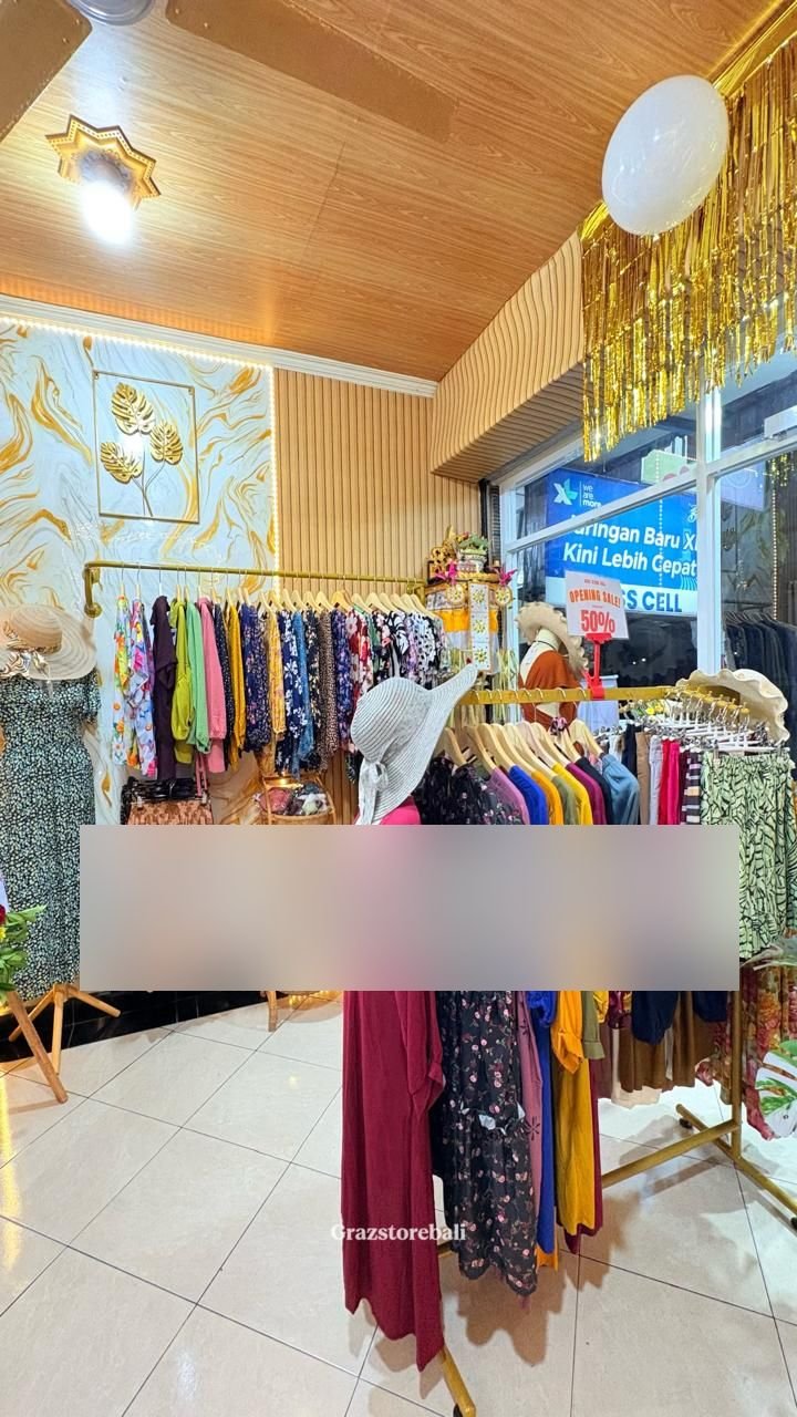 Inside the Graz Store Bali shop